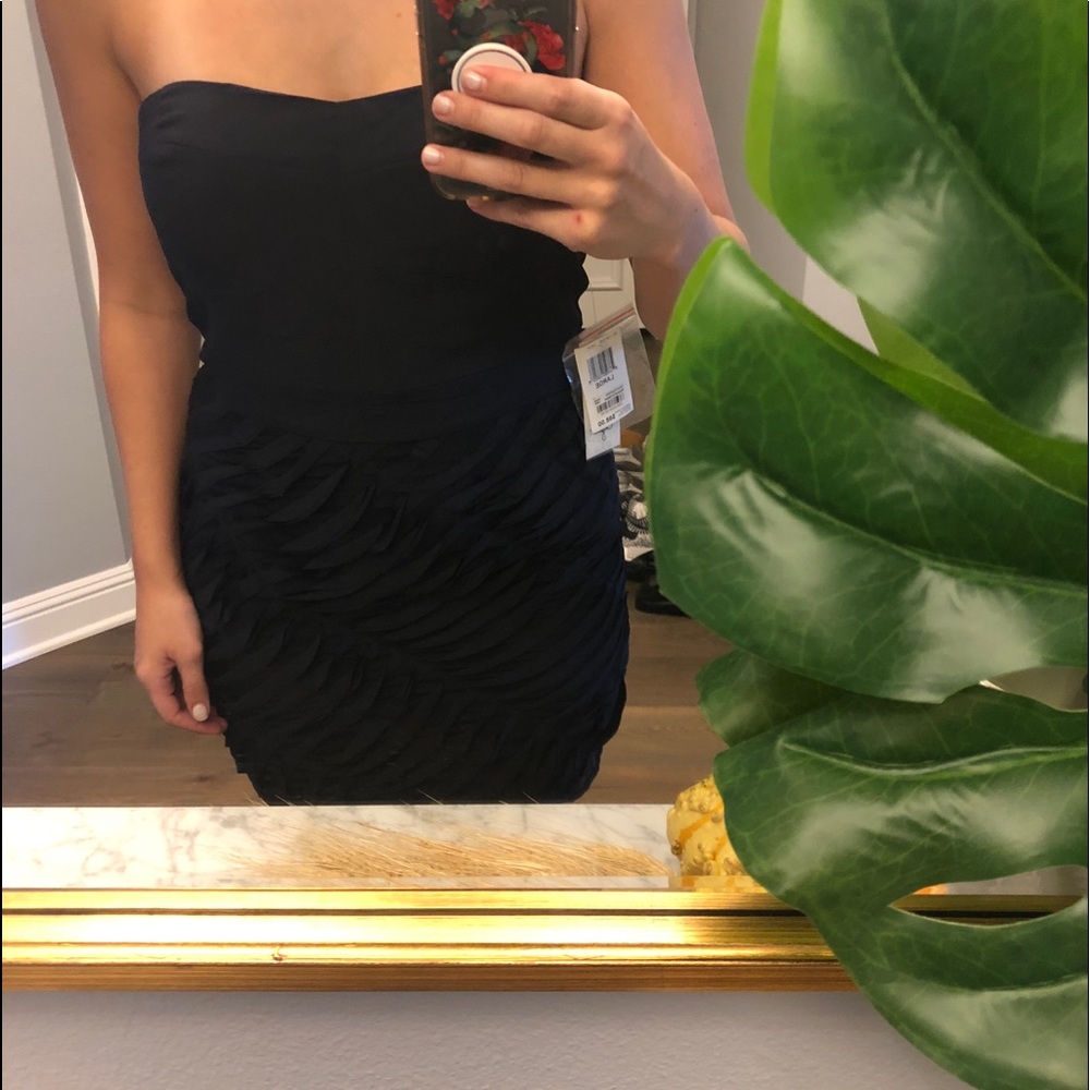 Navy mini dress
